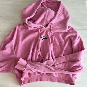 I.AM.GIA Cropped Terry Hoodie